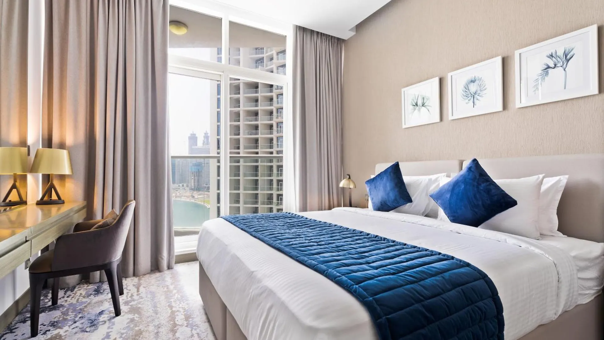 Aliving Stylish Studio At Damam Prive With Balcony And Partial Burj Khalifa View-1315 迪拜 0*,  阿拉伯联合酋长国