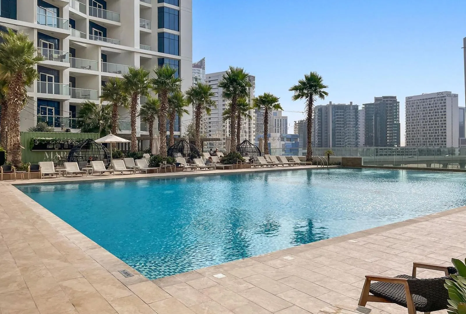 Aliving Stylish Studio At Damam Prive With Balcony And Partial Burj Khalifa View-1315 迪拜 公寓