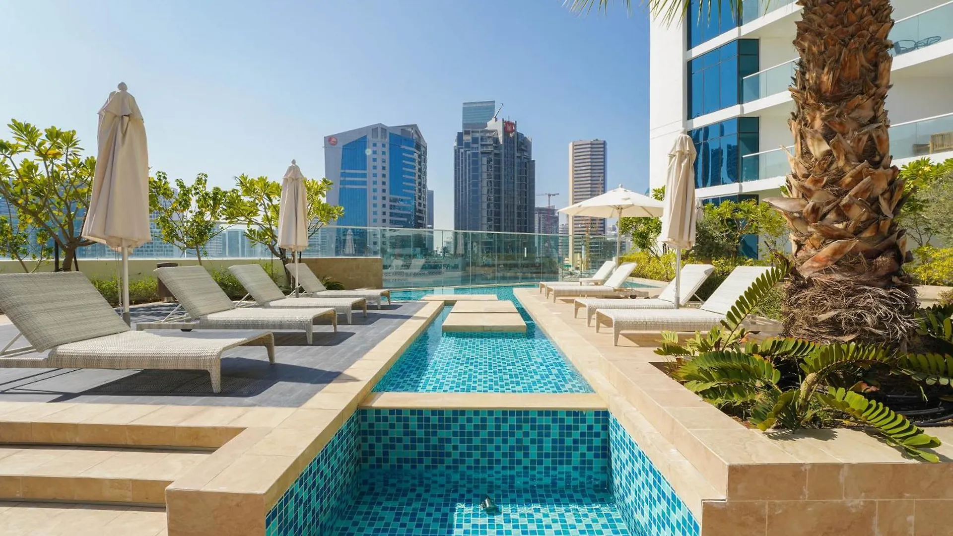 公寓 Aliving Stylish Studio At Damam Prive With Balcony And Partial Burj Khalifa View-1315 迪拜